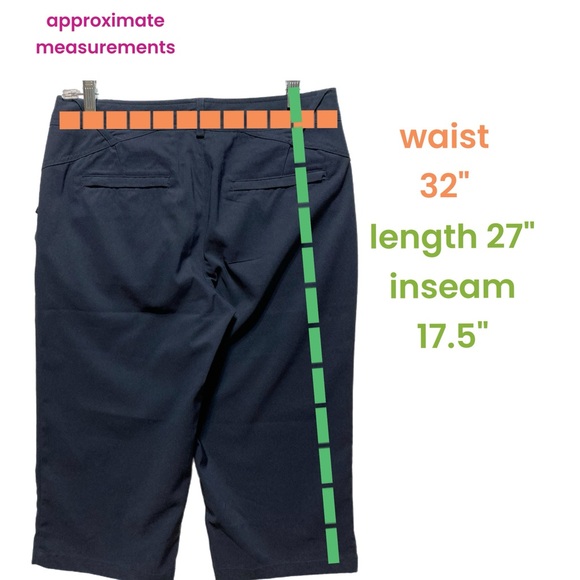 NVO Golf Capri Navy size 6 New With Tags! 11037 - Picture 3 of 14